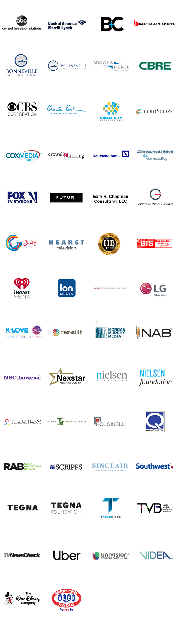 NAB Leadership Foundation Partners and Sponsors
