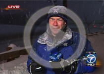 Local broadcasters presented a 6 min. video of Feb. blizzard news coverage.