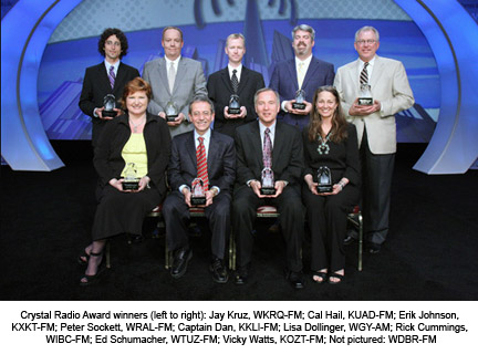 Crystal Award Winners
