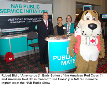 Public Service Booth at the NAB Radio Show