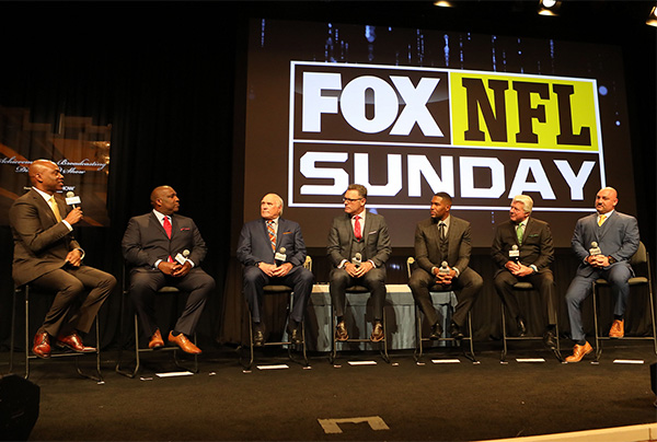 Fox NFL Sunday cast being inducted into the NAB Broadcasting Hall of Fame