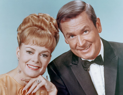 June Lockhart and Bob Barker