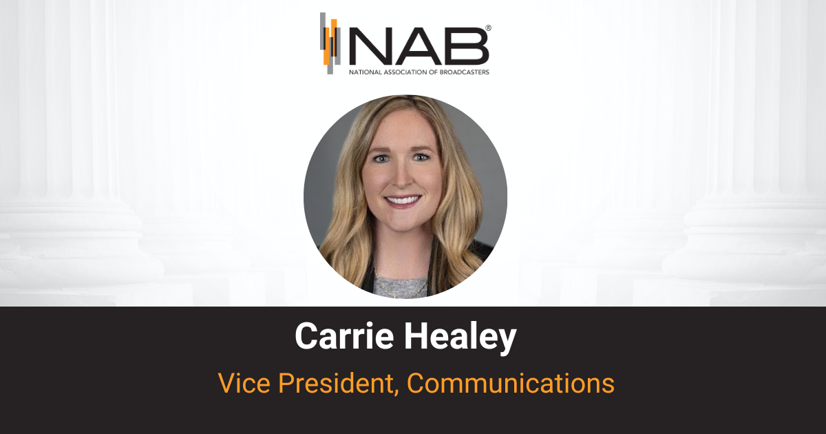 Carrie Healey Joins NAB as Vice President of Communications