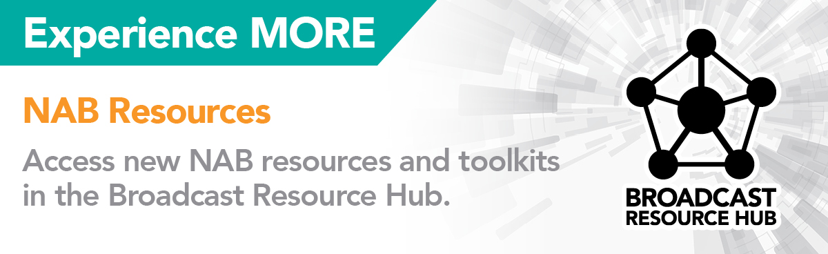 NAB Broadcast Resoure Hub Slider