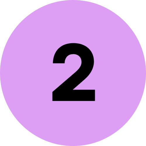 The number 2 in a circle