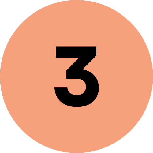 The number 3 in a circle