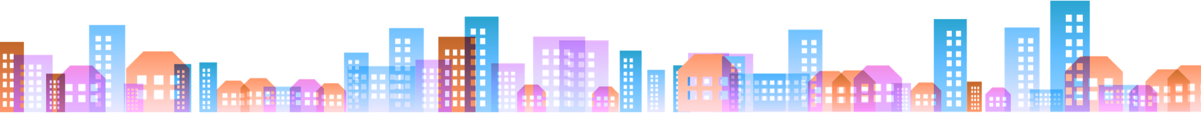 silhouette of city landscape